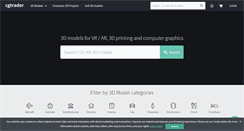 Desktop Screenshot of cgtrader.com